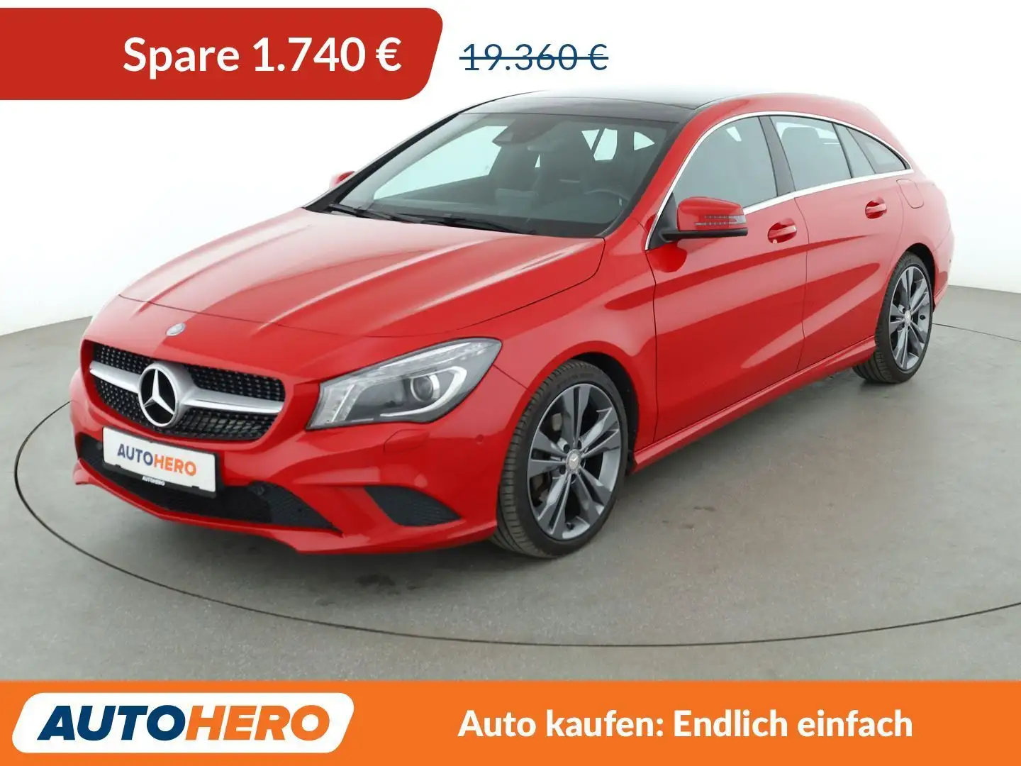 Mercedes-Benz CLA 220 Shooting Brake Urban Aut.*XENON*NAVI*TEMPO*PDC*SHZ Rouge - 1