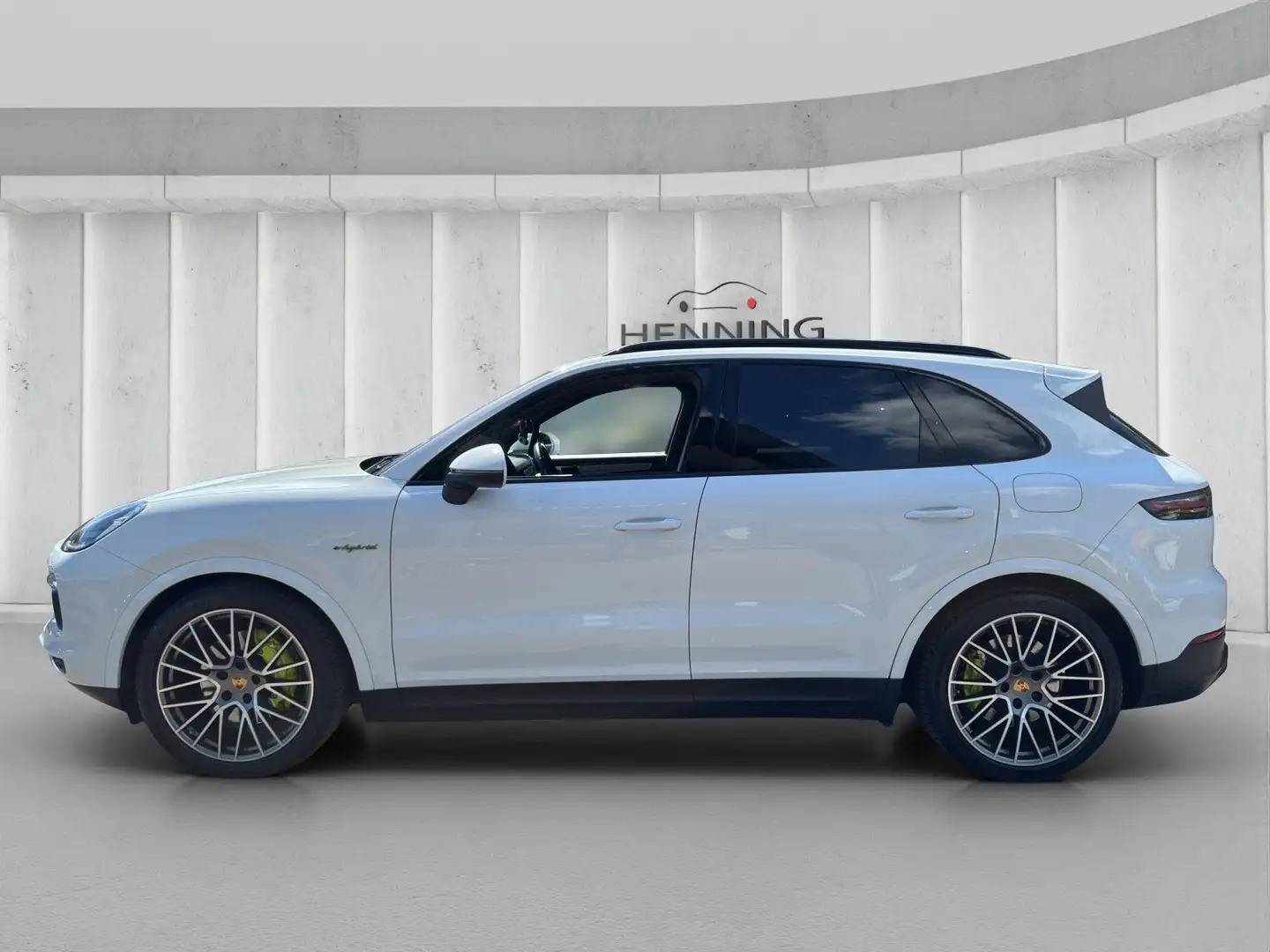 Porsche Cayenne E-Hybrid Platinum BOSE PANO Approved 21" Blanc - 2