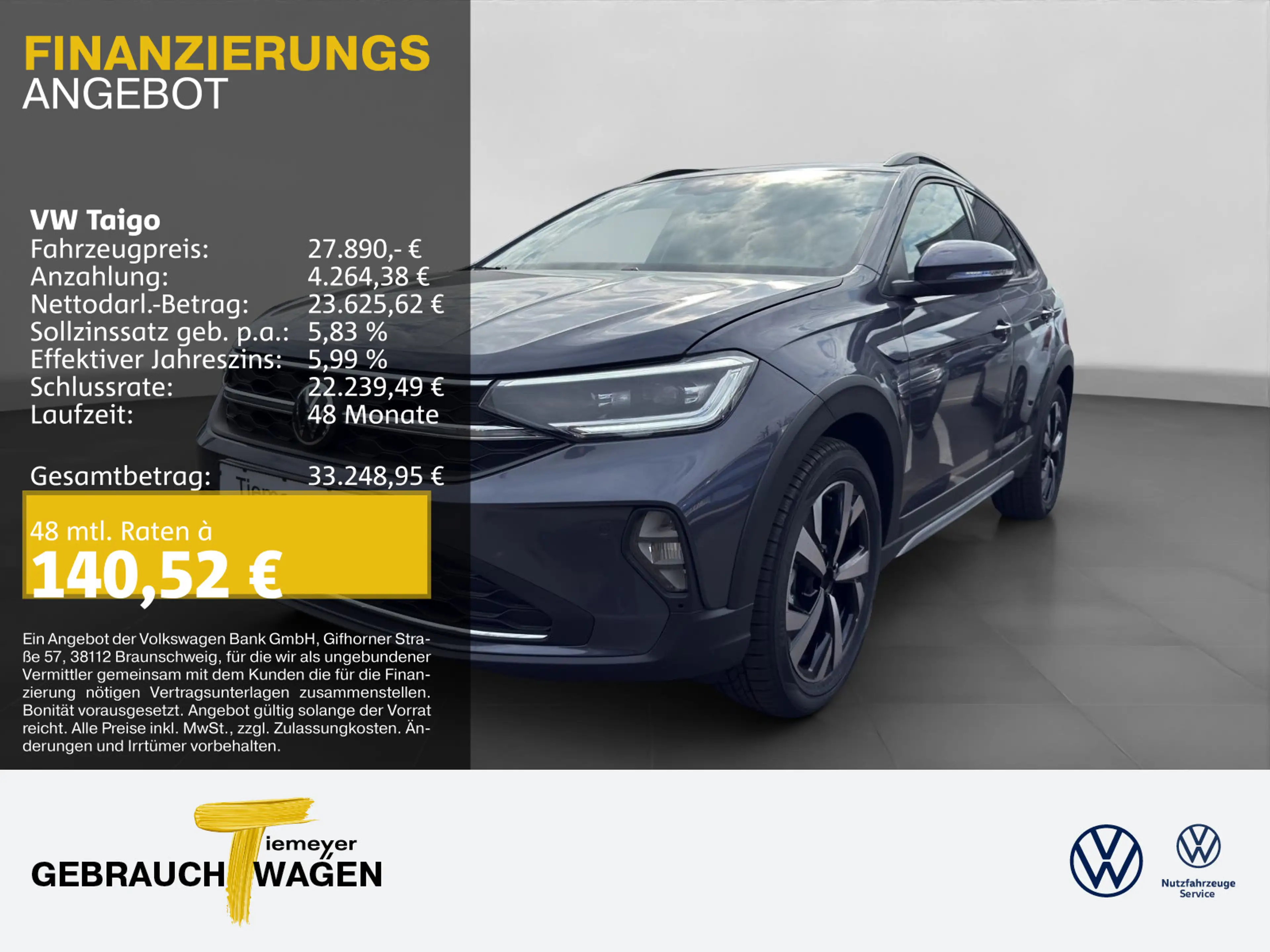 Volkswagen Taigo 1.5 TSI DSG STYLE REAR VIEW IQ.LIGHT NAVI