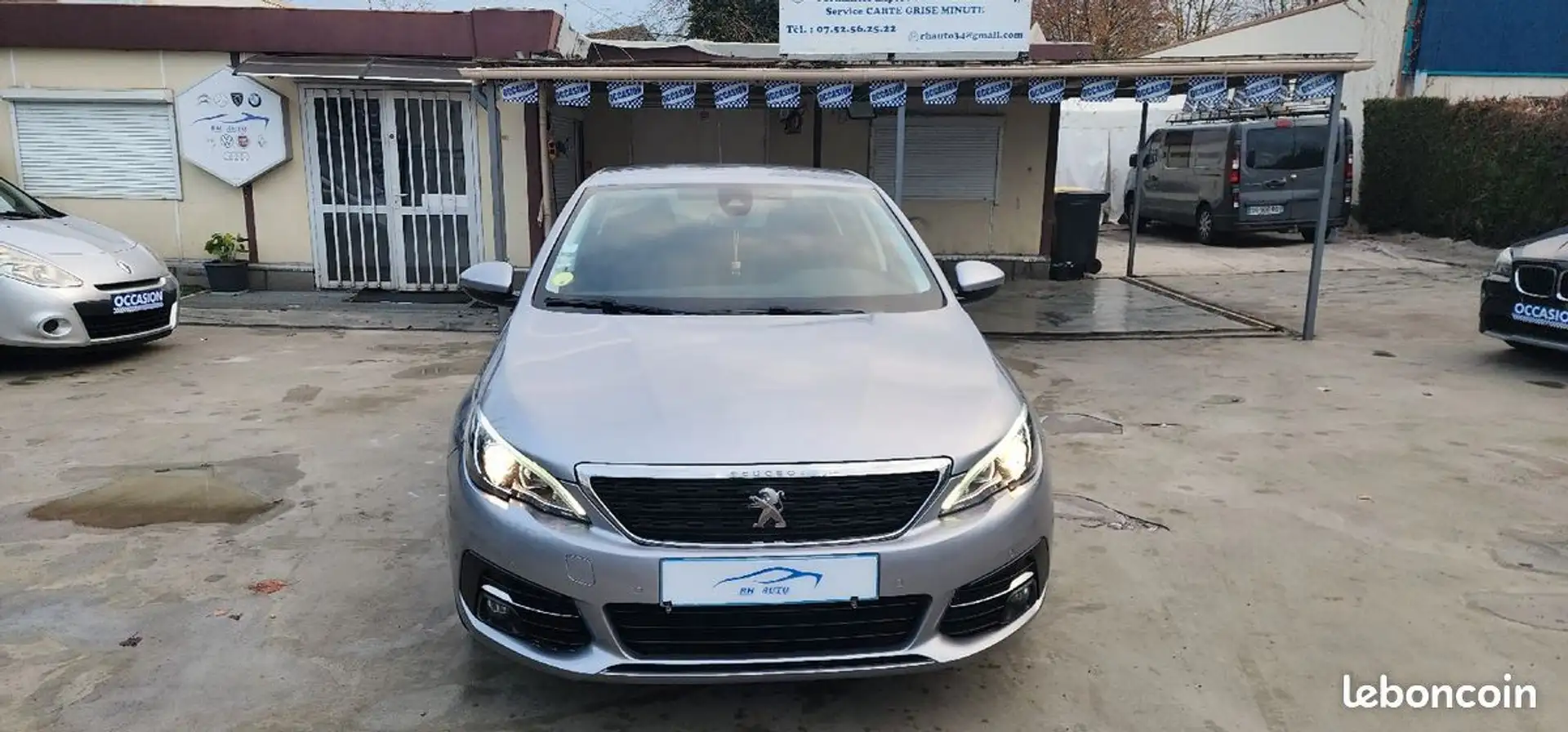 Peugeot 308 ii 1.5 blue hdi 130ch eat8 active business 2020 Argent - 2