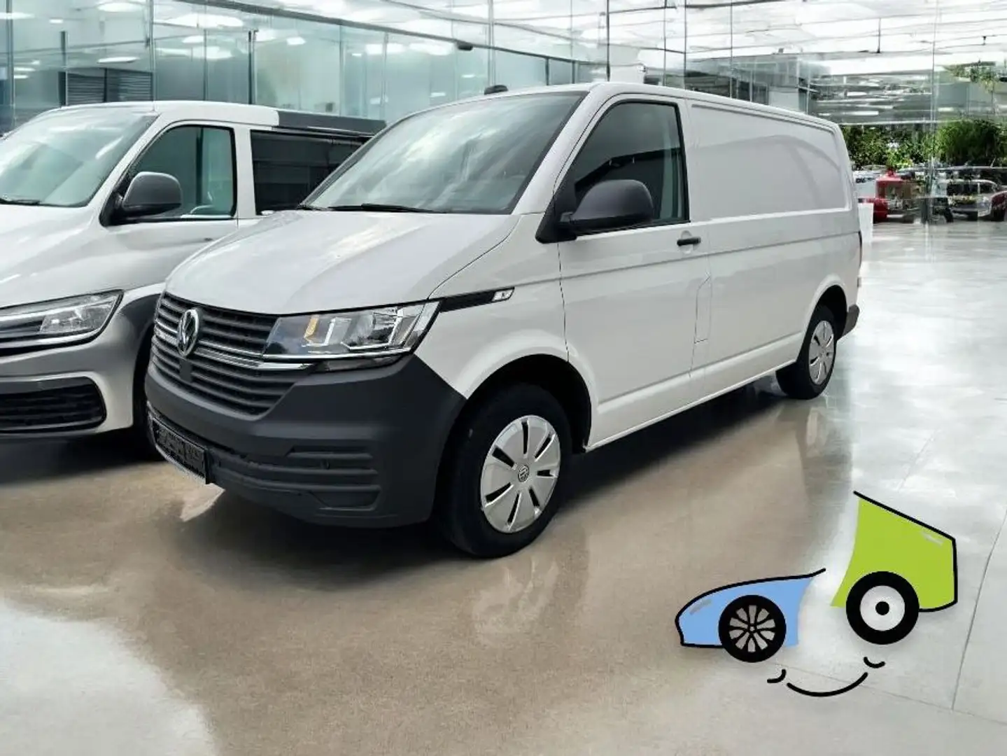 Volkswagen T6 Transporter T6.1 Transporter Kasten FWD/Standheizung/PDC Blanc - 1