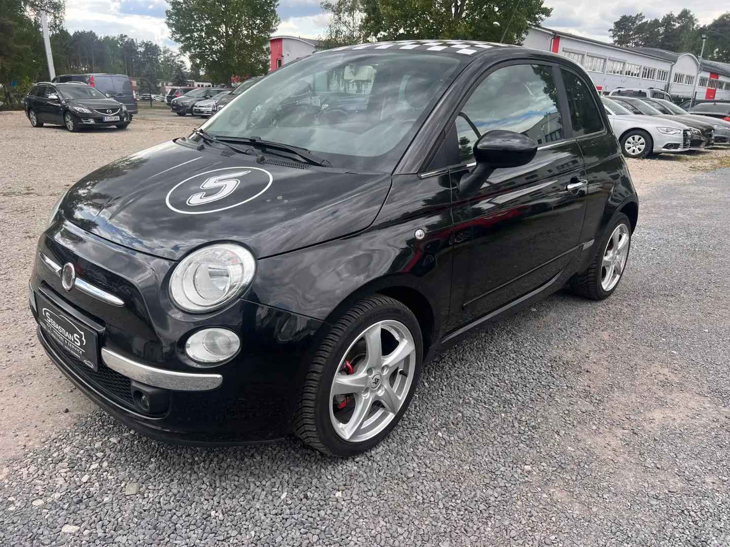 Fiat 500 1.4 16V Lounge Klima Alu Teilleder Noir - 1