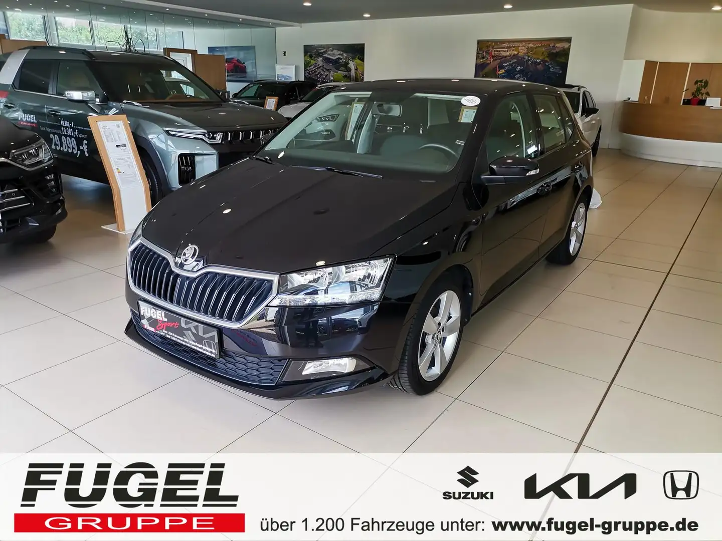 Skoda Fabia 1.0 MPI Cool Plus SHZ|Klima|DAB+Radio Schwarz - 1