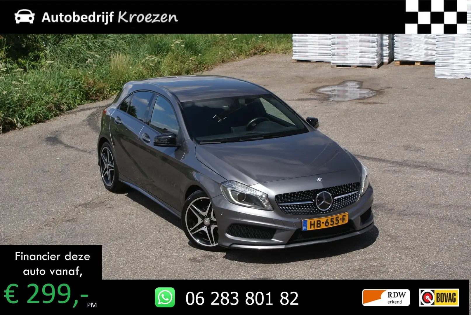 Mercedes-Benz A 180 Ambition |AMG Pakket | Automaat | Org NL | Led | Grijs - 1