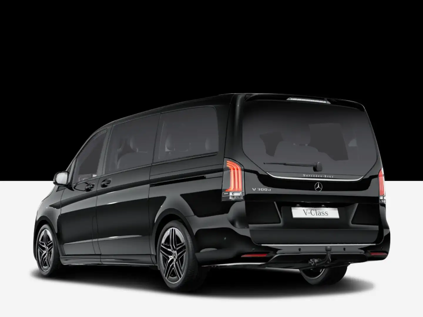 Mercedes-Benz V 300 V 300 d AVANTGARDE Lang  AMG Line/Basic/Navi/Klima Zwart - 2
