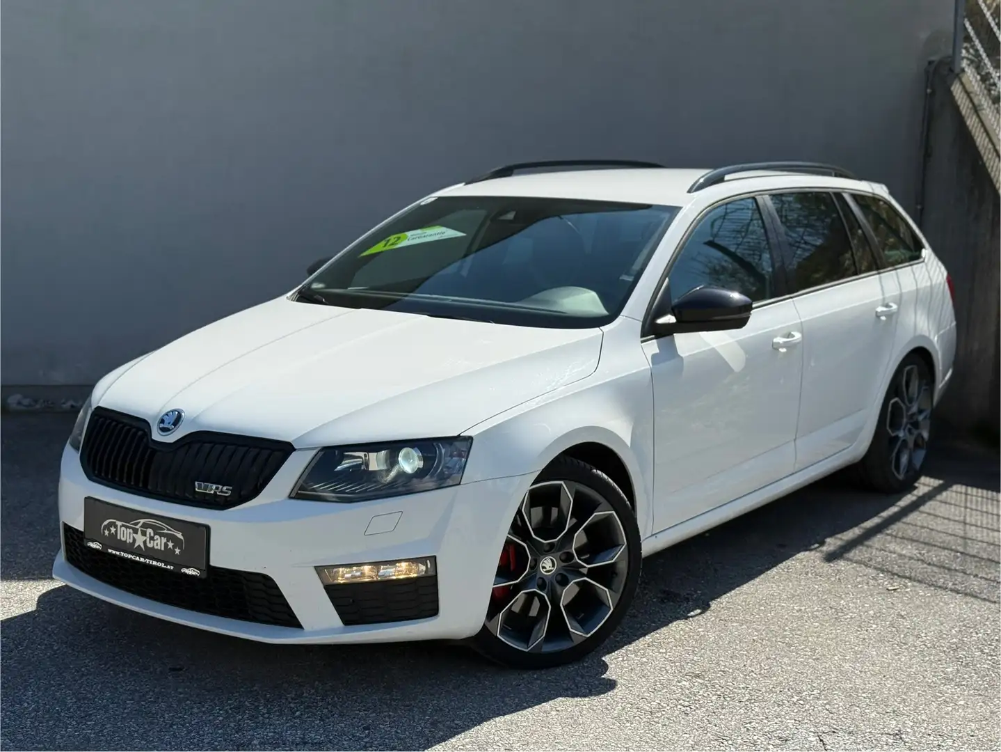 Skoda Octavia Combi RS 2,0 TDI Green tec ✅ 1 BESITZ ✅ Weiß - 1