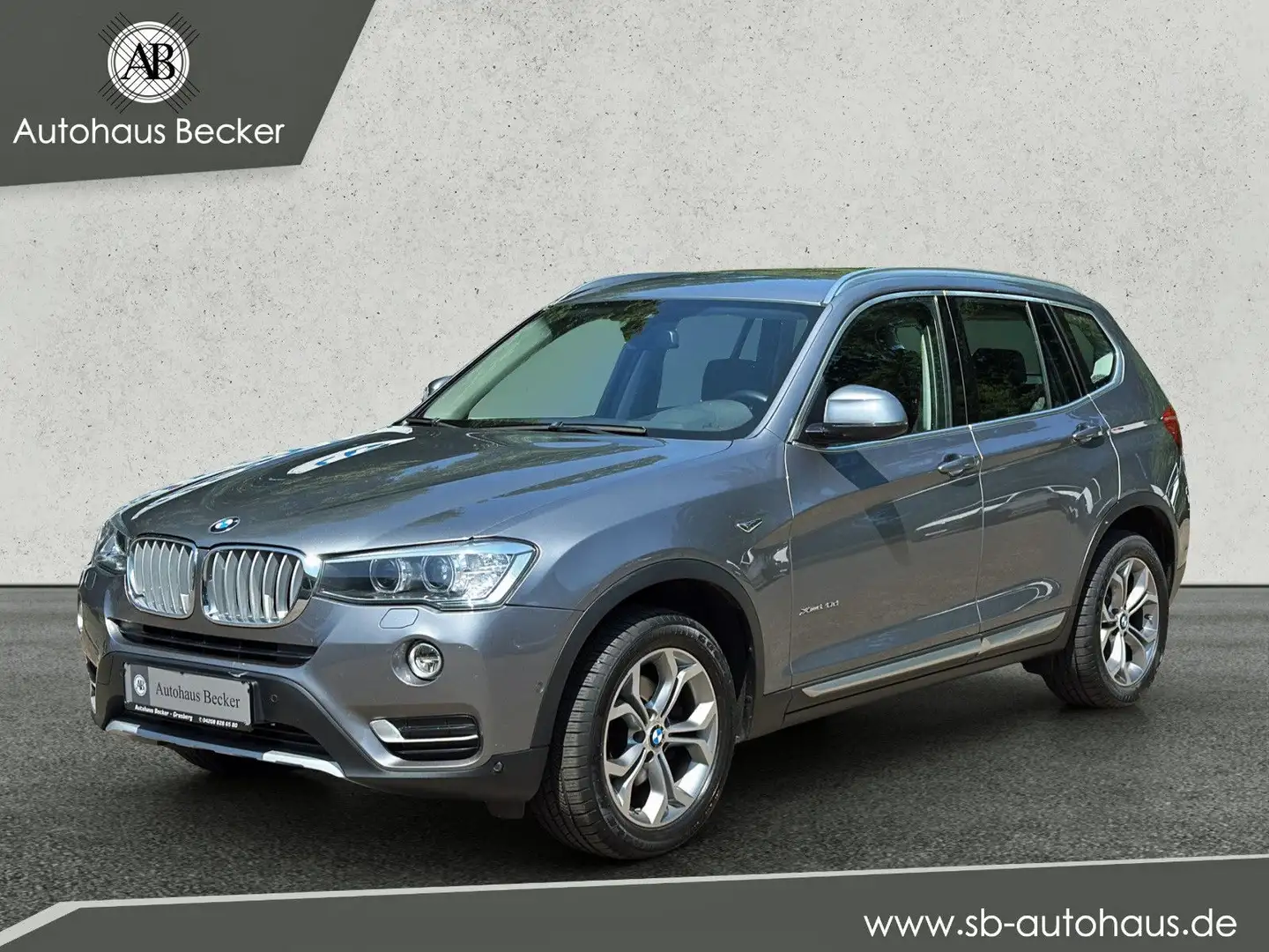 BMW X3 xDrive 20 d+X-Line+LEDER+LED+KAMERA+AHK+ Gris - 1