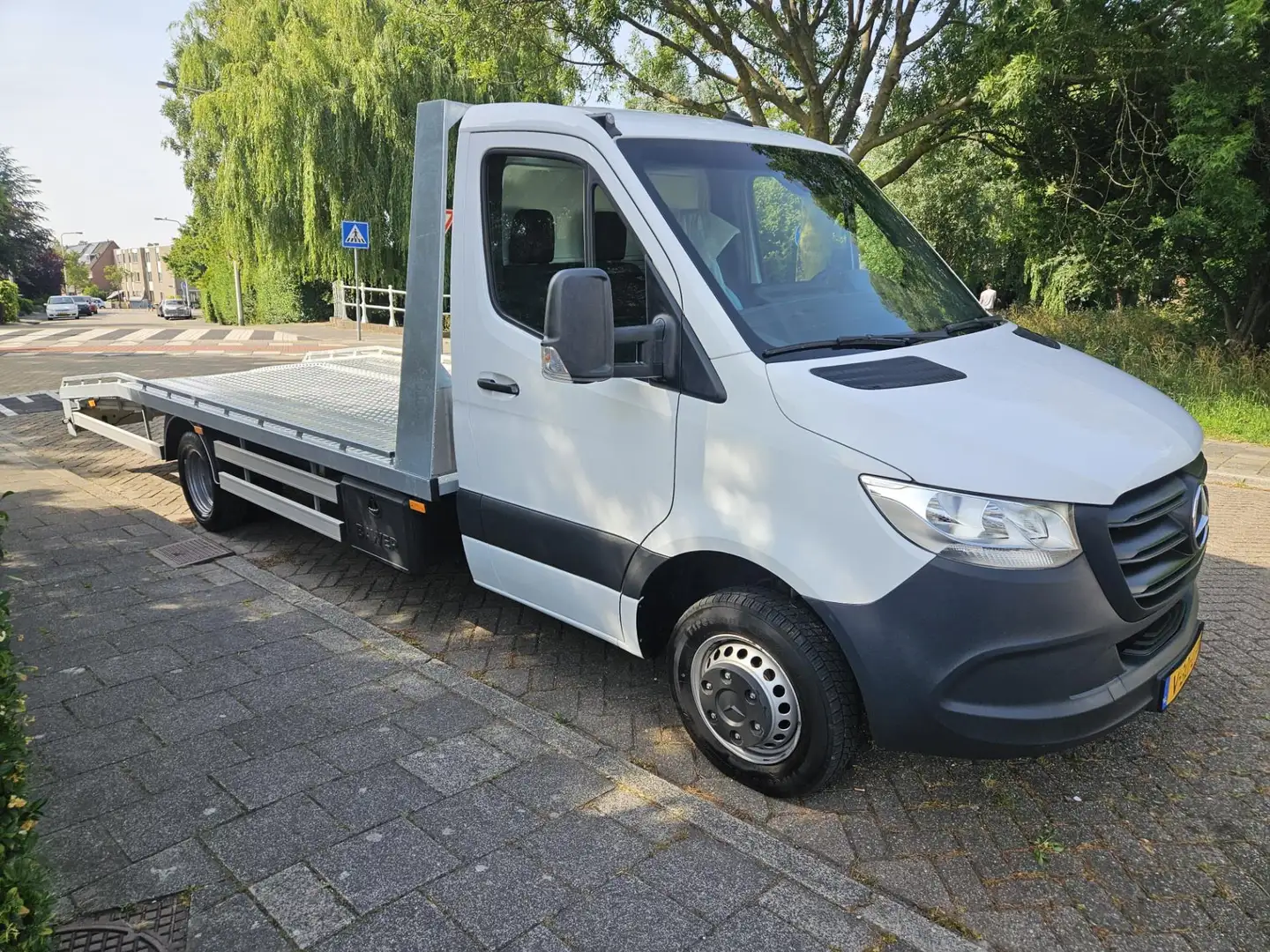 Mercedes-Benz Sprinter 514 2.2 CDI Airco Oprijwagen Autotransporter Wit - 2