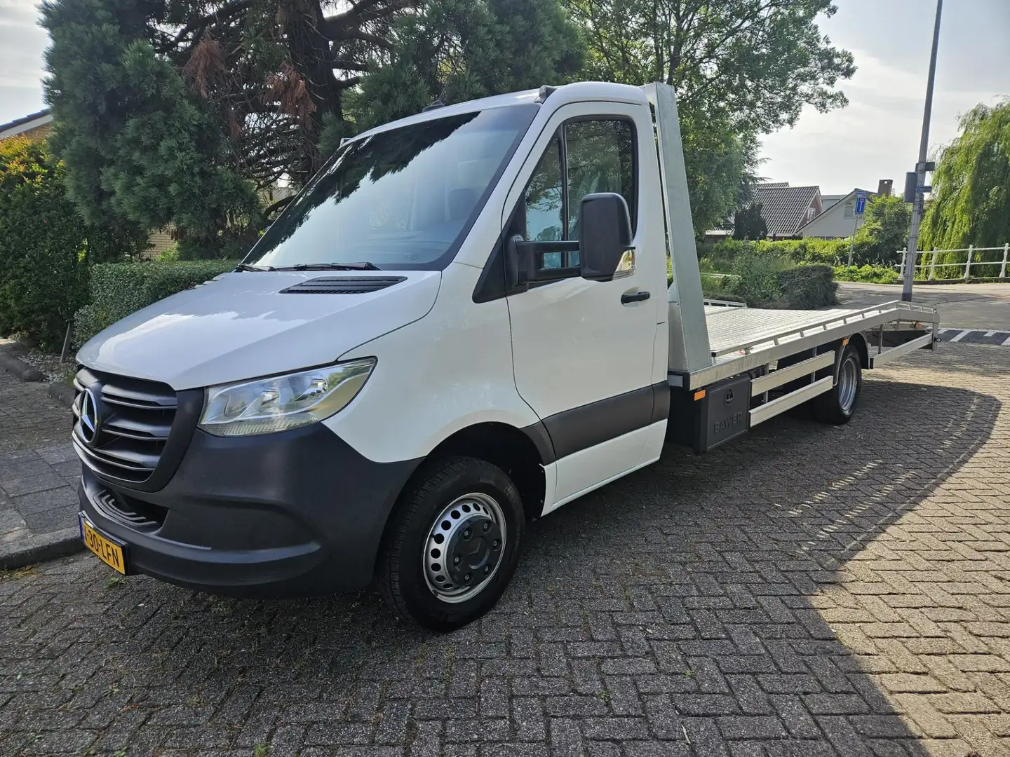 Mercedes-Benz Sprinter 514 2.2 CDI Airco Oprijwagen Autotransporter Wit - 1
