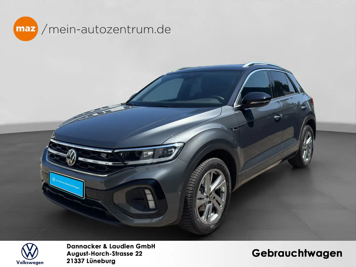 Volkswagen T-Roc 1.5 TSI R-Line Alu AHK Navi ACC Digit.Cockpi Grau - 1