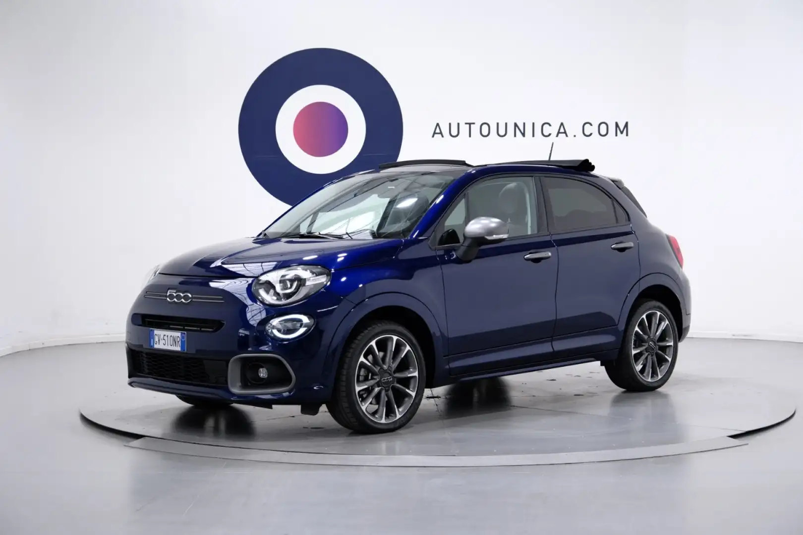 Fiat 500X 1.5 T4 HYBRID CABRIO DCT SPORT DOLCEVITA Bleu - 1