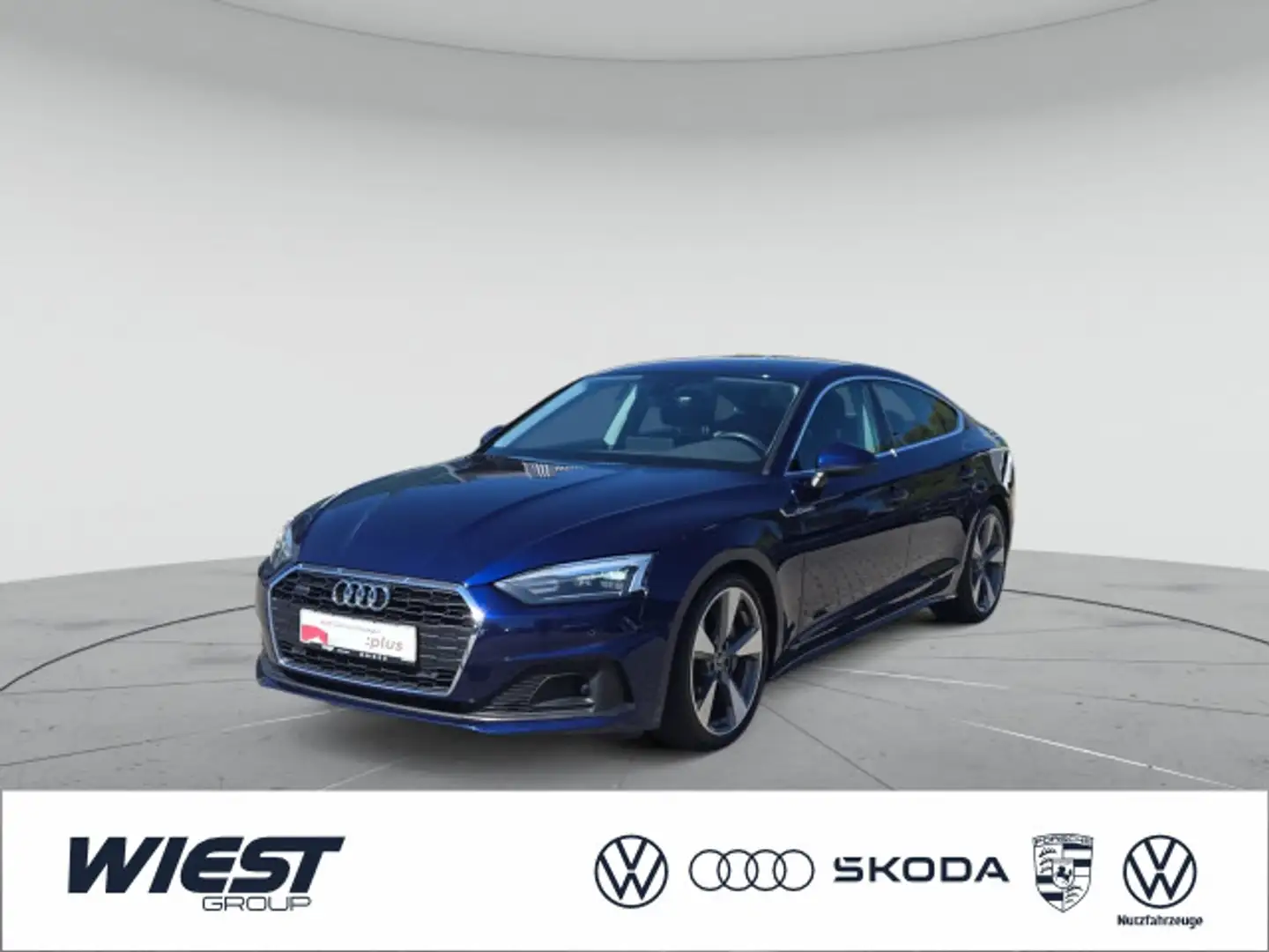 Audi A5 50 TDI KAM/NAVI/ACC/FAHREN/PARKEN/L Синій - 1