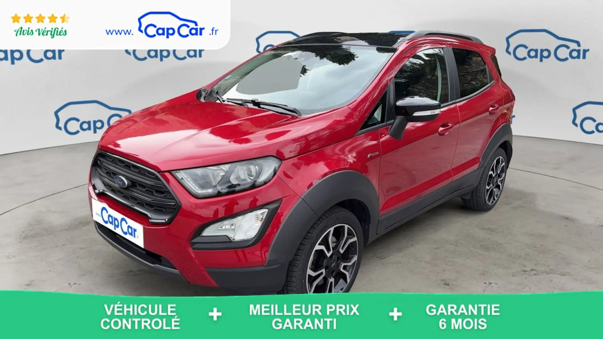 Ford EcoSport 1.0 EcoBoost 125 Active Rouge - 1