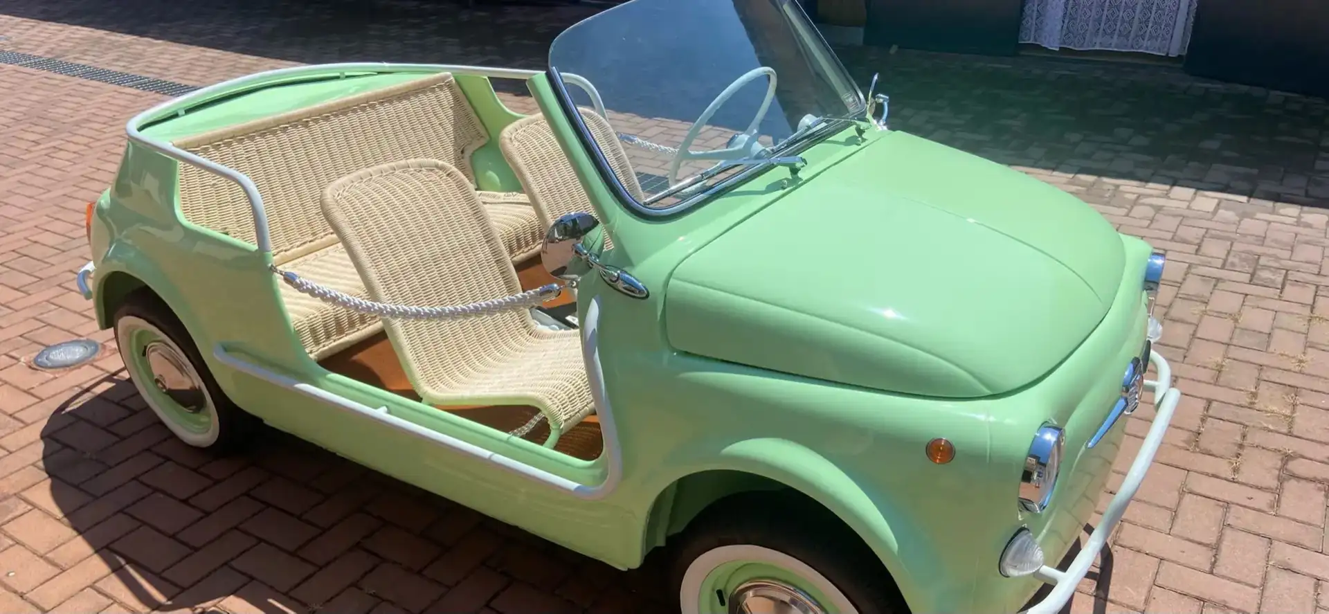 Fiat 500 500 jolly spiaggina Verde - 2