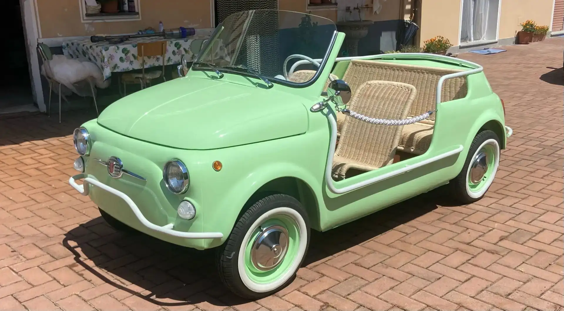 Fiat 500 500 jolly spiaggina Verde - 1