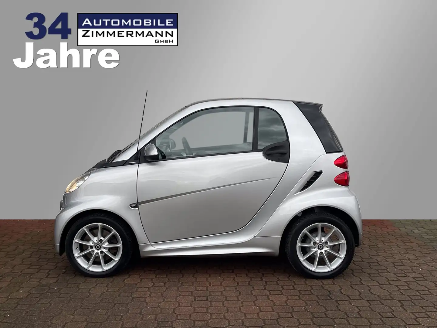 smart forTwo electric Panoramadach Argent - 1