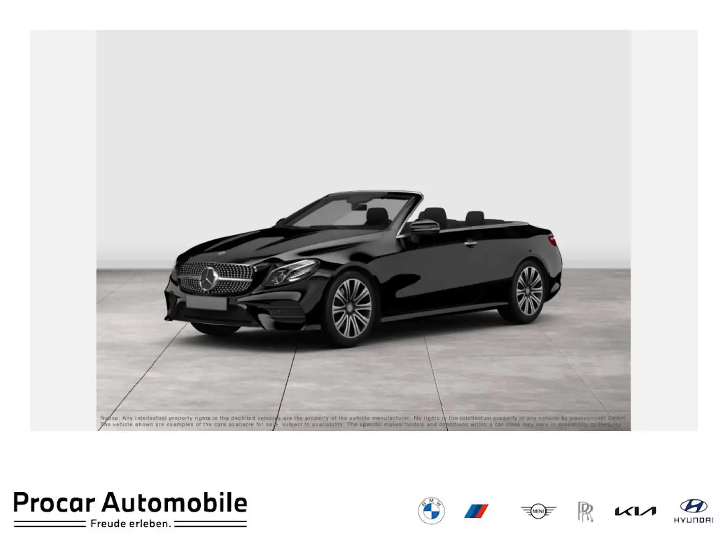 Mercedes-Benz E 200 Cabrio Avantgarde Navi LED RFK DAB Schwarz - 1