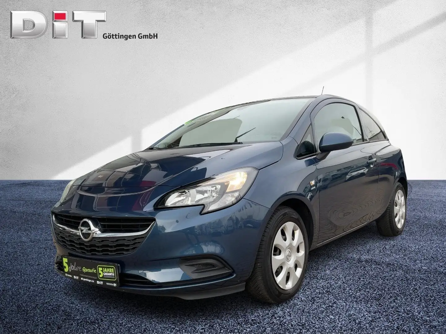 Opel Corsa E 1.4 Turbo ecoFlex Active SHZ+Winterp.+LM Bleu - 2