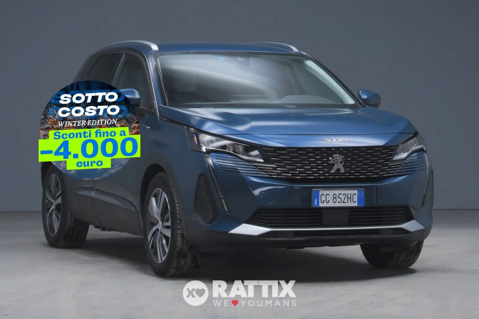 Peugeot 3008 1.6 Hybrid 225CV Allure Pack e-EAT8 Blu/Azzurro - 1