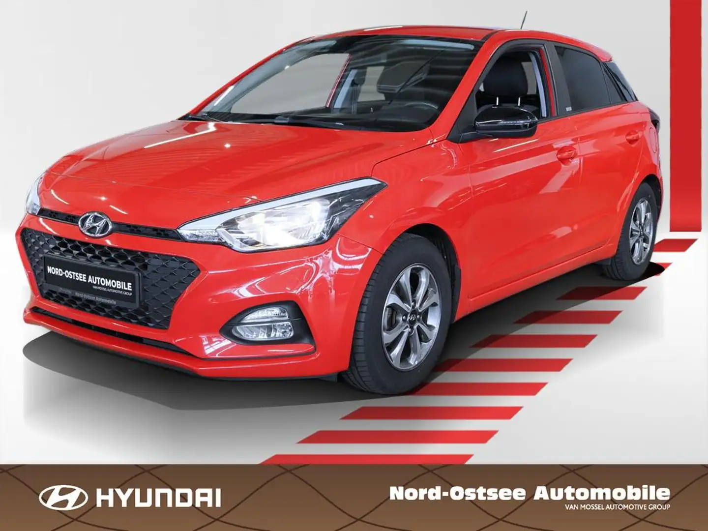 Hyundai i20 1.2 ADVANTAGE KAMERA SITZHEIZUNG PDC KLIMA Rouge - 1