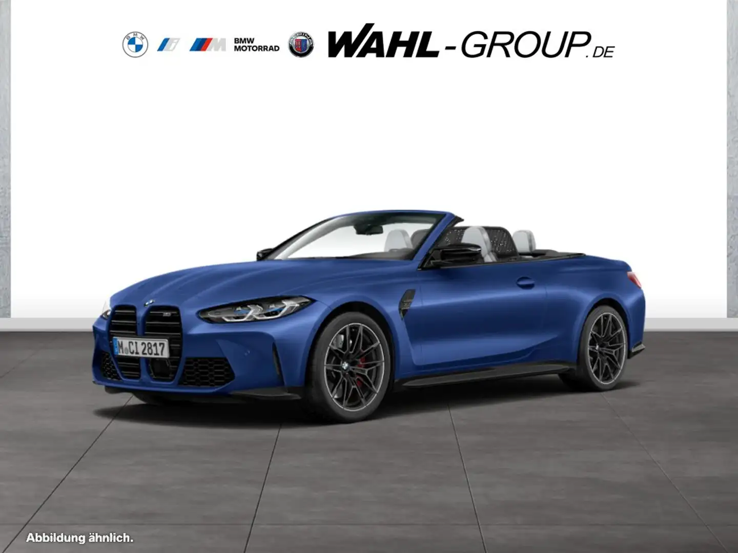 BMW M4 Competition M xDrive Cabrio Laser HUD HaKa DrAssPr Blau - 1