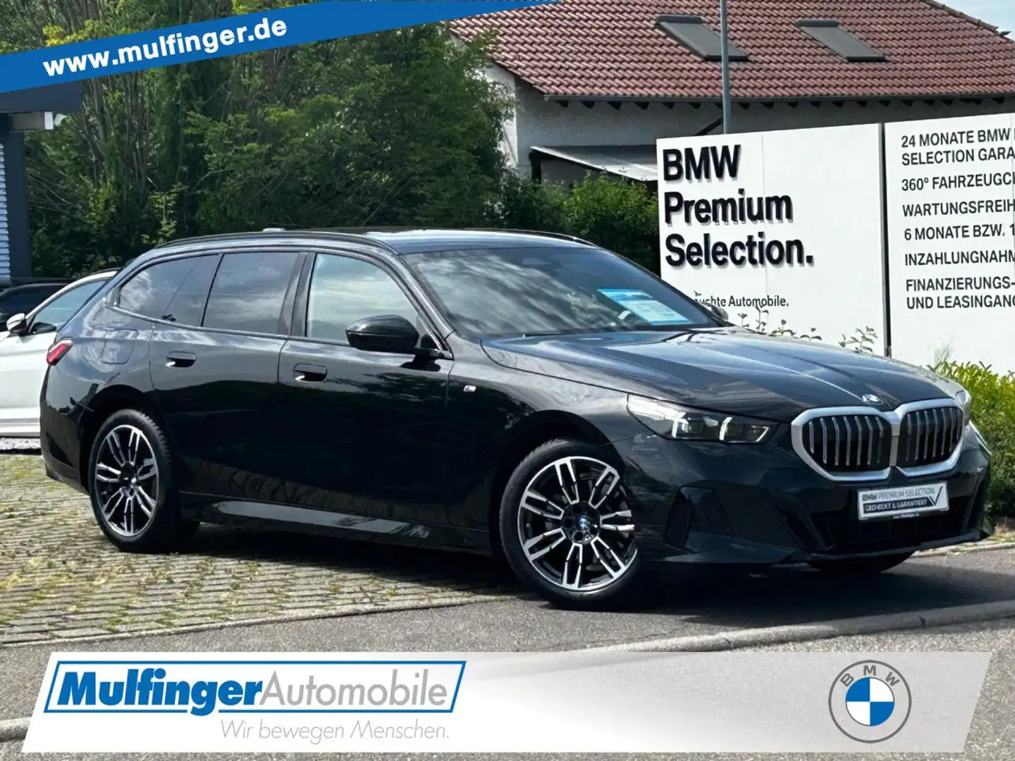 BMW 520 i T. M Sport Standh.AHK SurView.HUD Sitzbel. Noir - 1