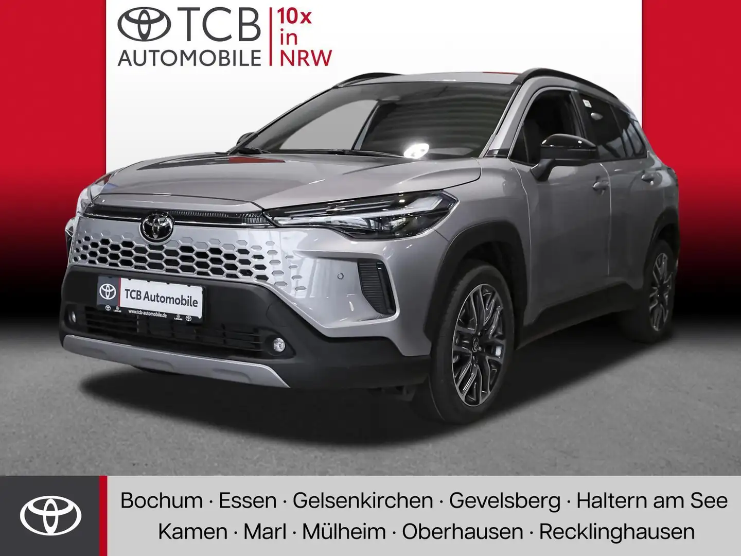 Toyota Corolla Cross 2.0 Hybrid Teamplayer NAVI SHZ PDC Gris - 1