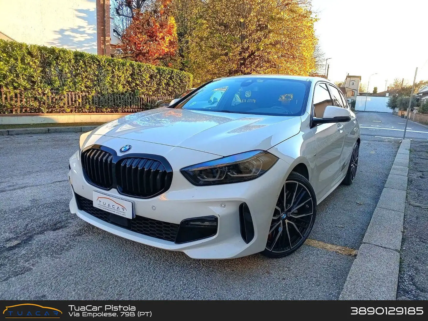 BMW 120 M Sport 120 d Blanc - 1