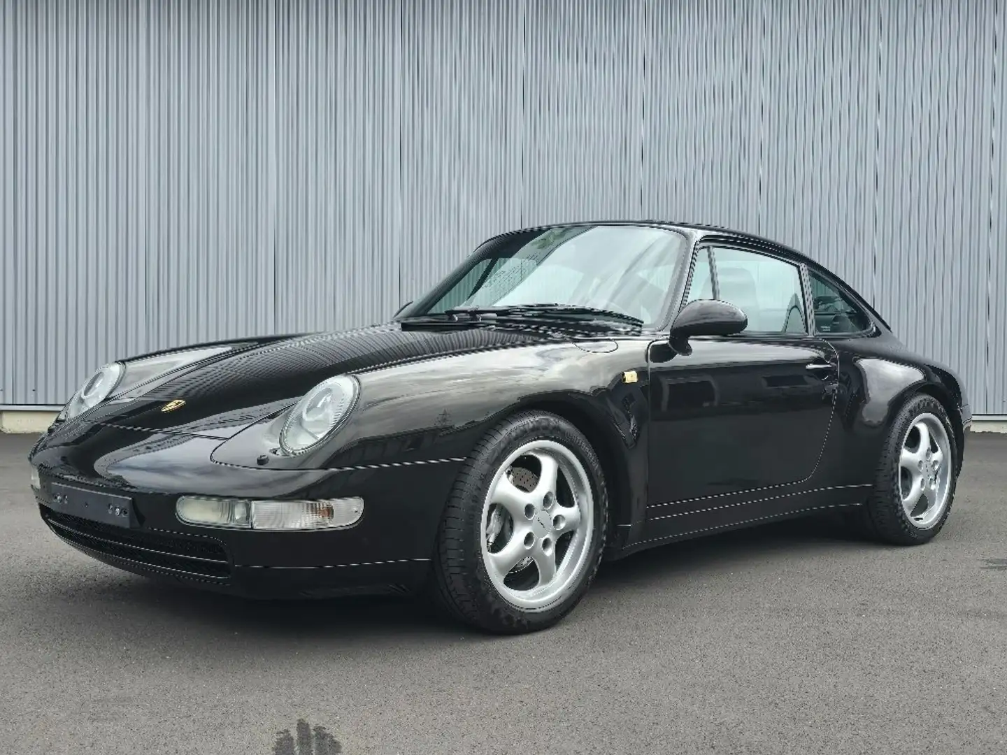 Porsche 993 Deutsche EZ, nur PZ gepflegt, perfekt Schwarz - 1