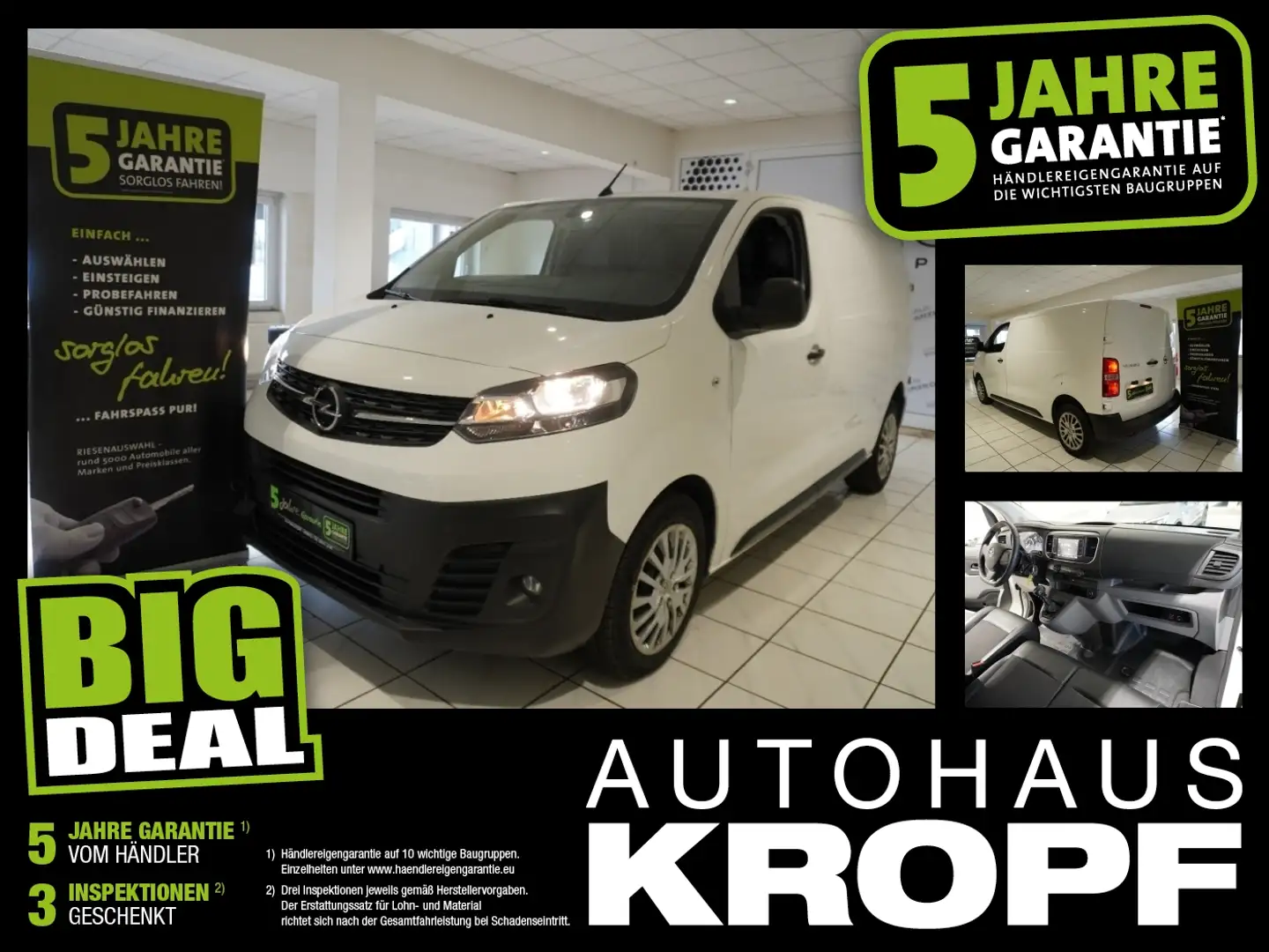 Opel Vivaro Kasten 2.0D Klimaanlage,USB,Bluetooth Wit - 1