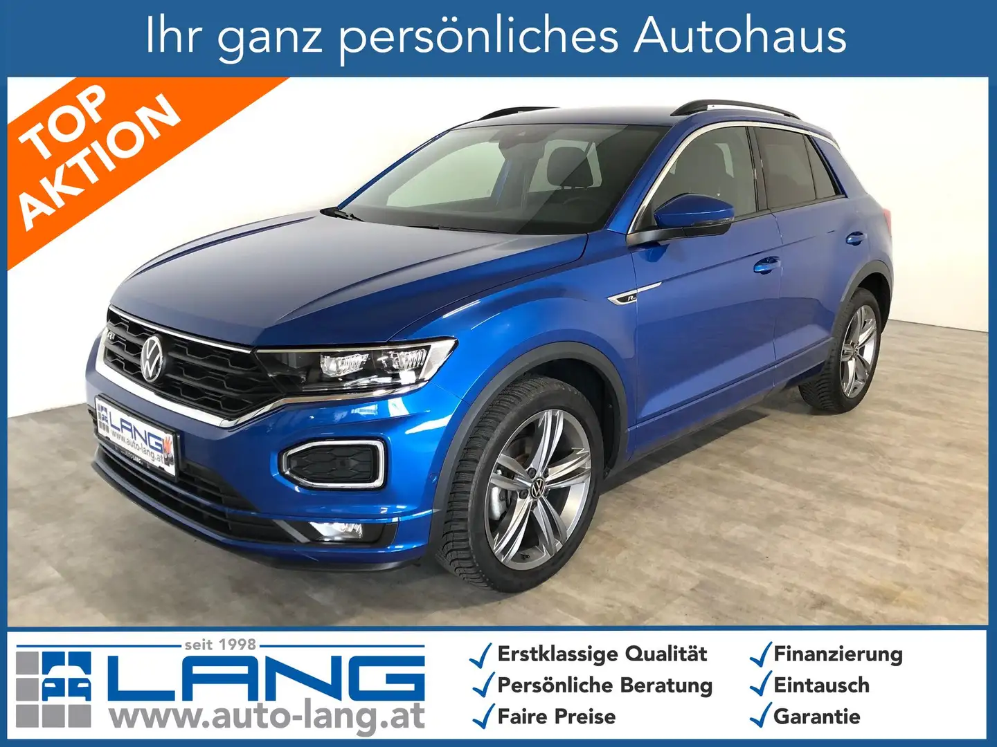 Volkswagen T-Roc 1.5 TSI ACT Sport LED*RFK*SITZHEIZUNG 110 kW (1... Blau - 1