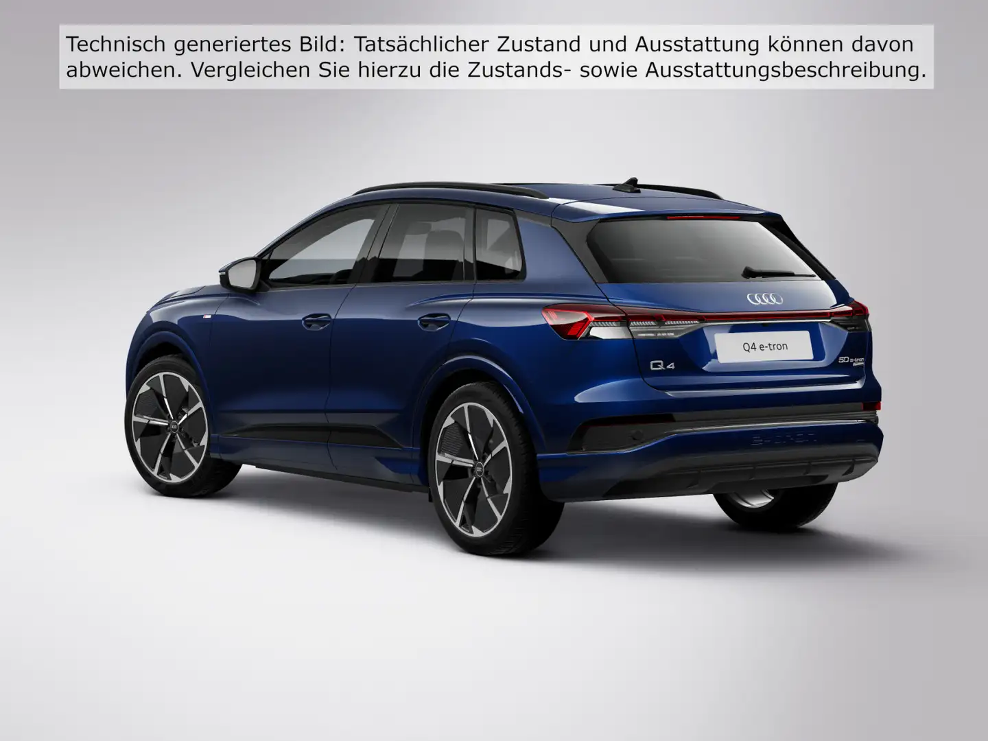 Audi Q4 e-tron 50 S LINE *PANO*MATRIX*NAVI*SONOS*KAME Blau - 2
