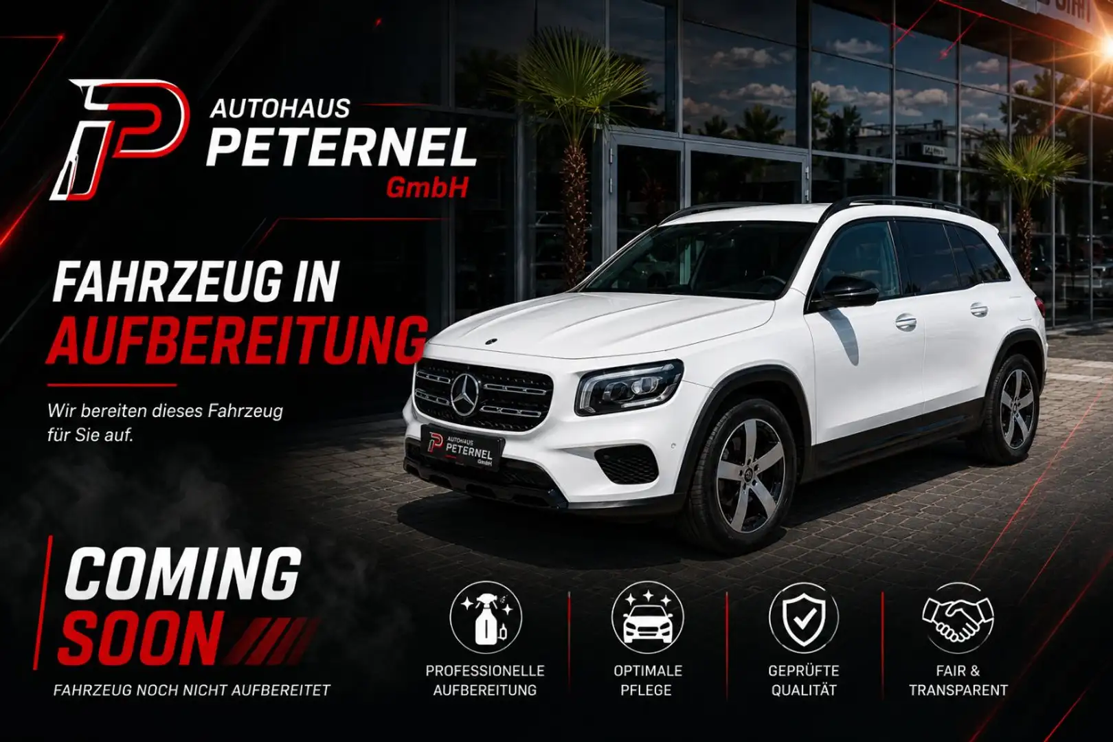 Mercedes-Benz GLB 180 d Progressive KeyGo PTS Shz LED Ambi Weiß - 2