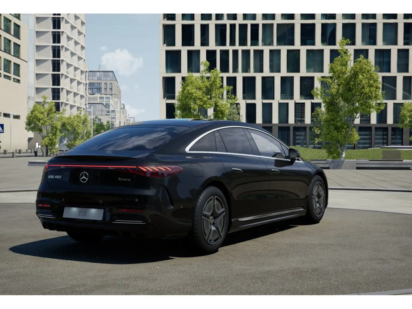 Mercedes-Benz EQS 450 4MATIC AMG-Sport+Burm+Hyper+Pano+Digital Schwarz - 2