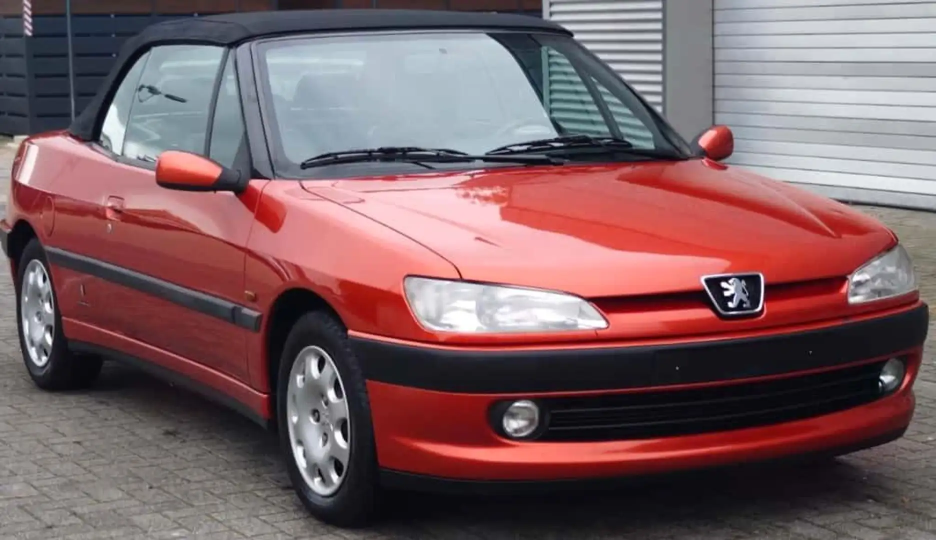 Peugeot 306 Cabrio TÜV/SCHECKHEFT/TEILLEDER Orange - 2