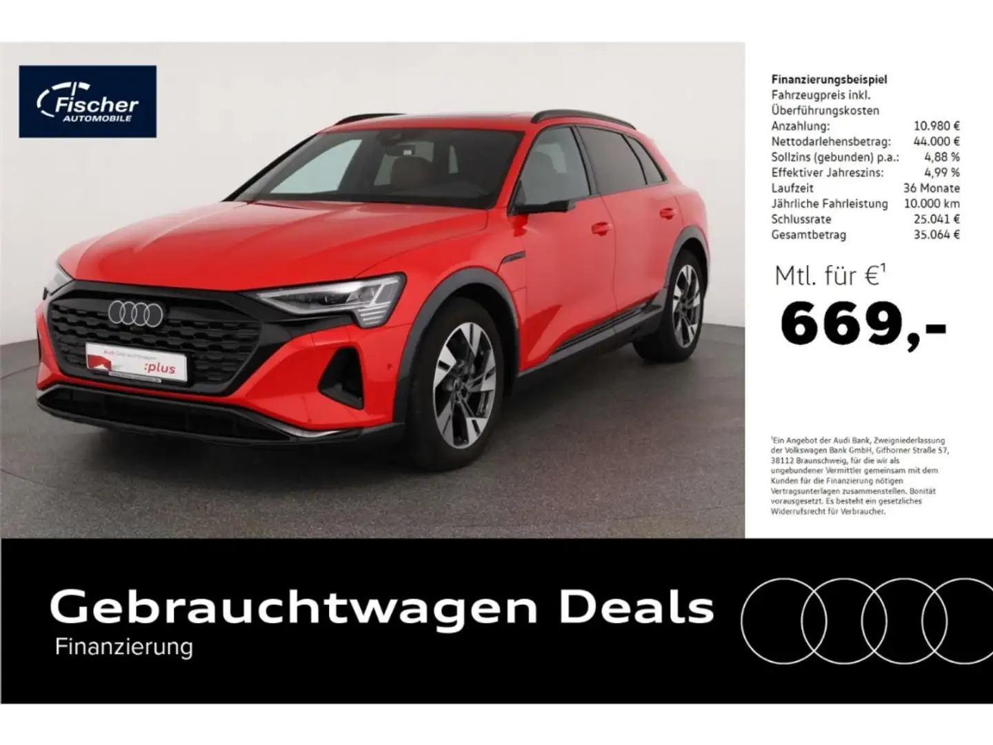 Audi Q8 e-tron 55 quattro advanced Rot - 1