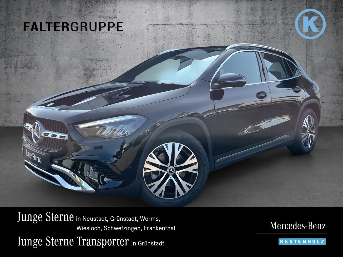 Mercedes-Benz GLA 200 GLA 200d 4M PROGRESSIVE+AHK+DISTR+STHZ+KAM+EASYP Schwarz - 1