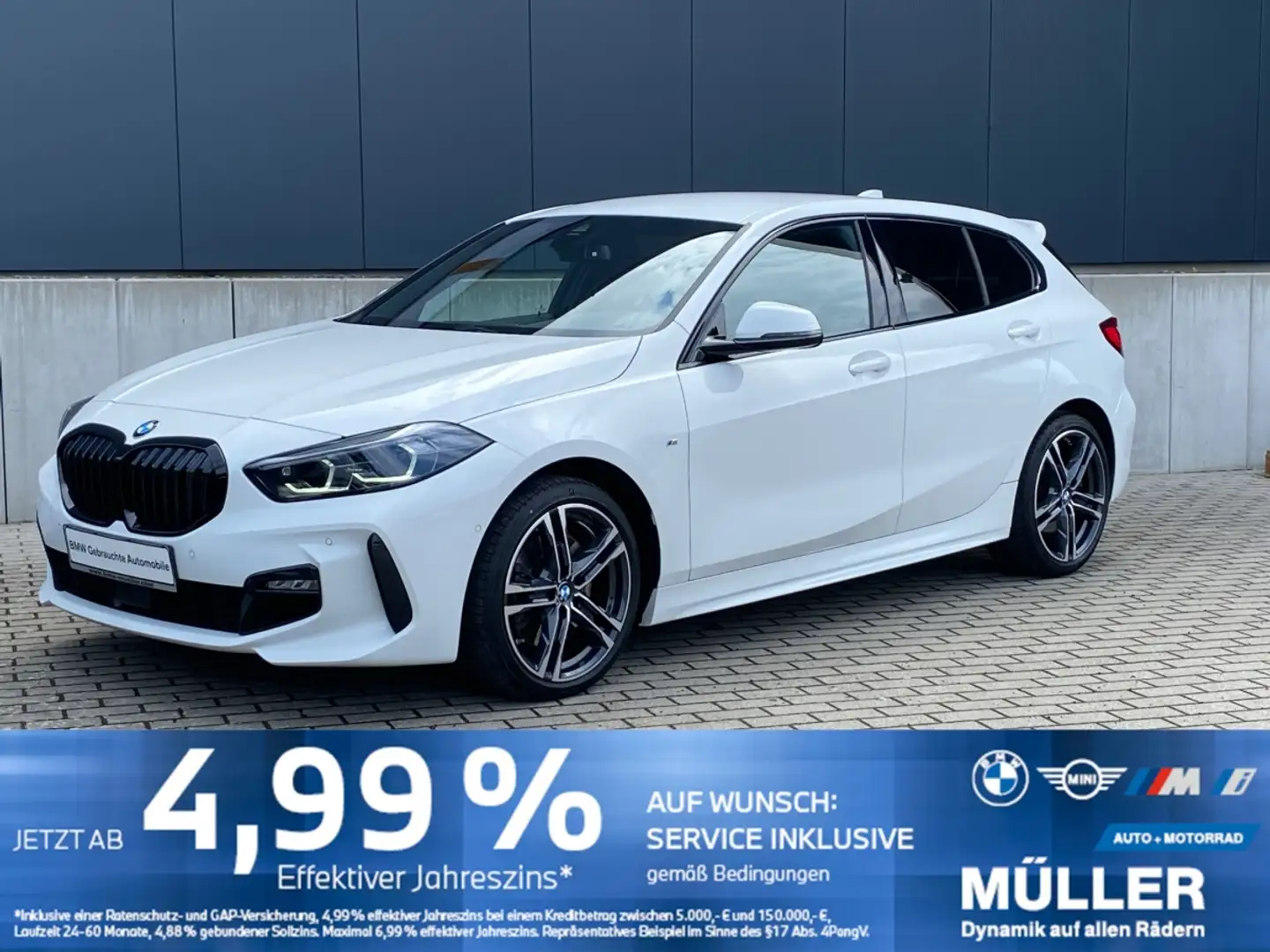 BMW 120 d xDrive SAG M Sport LHZ/LED+/hk/DAB/K-ZUG - 1