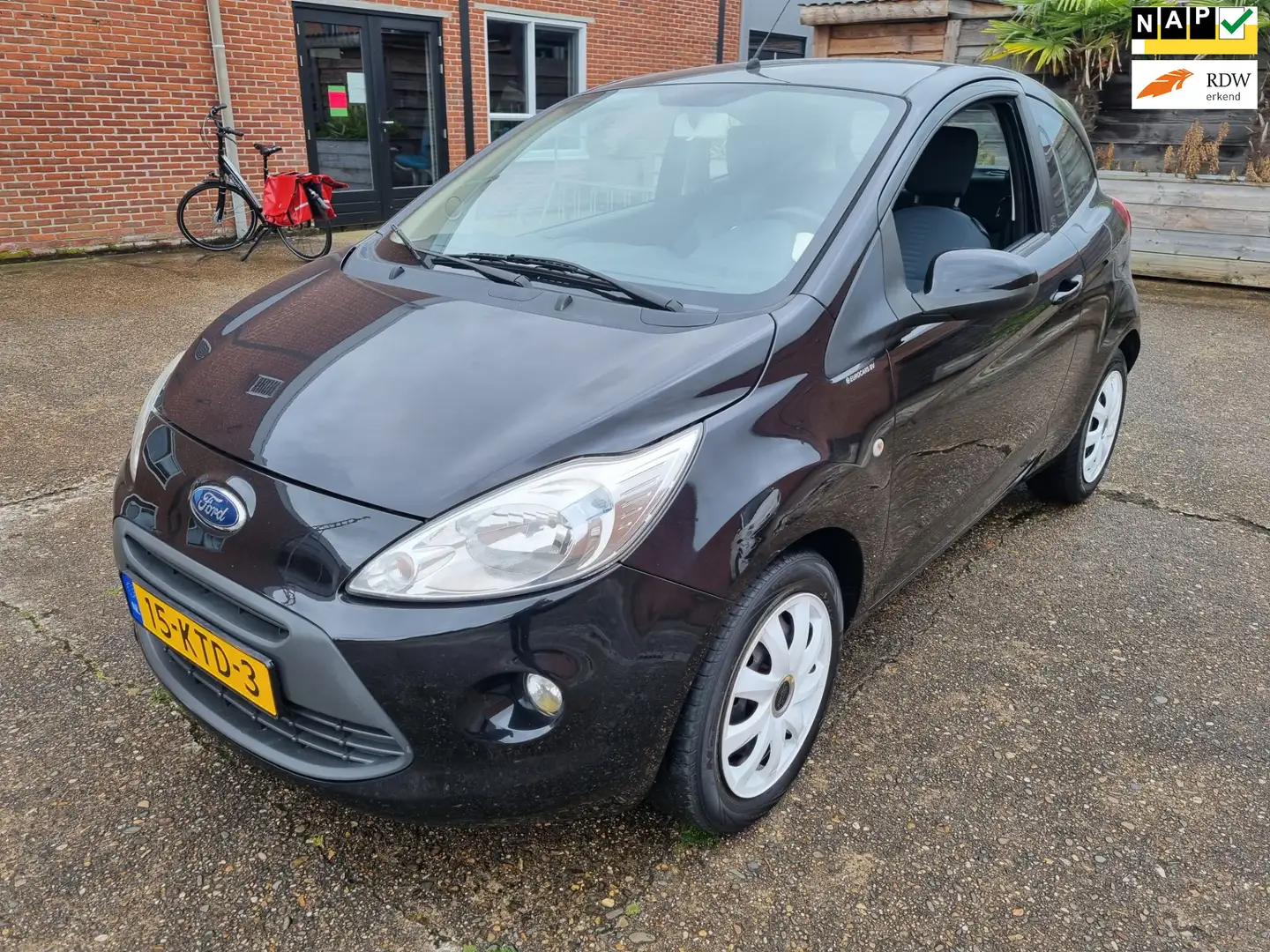 Ford Ka/Ka+ 1.2 Titanium, AIRCO, 136721 KM-NAP. Zwart - 1