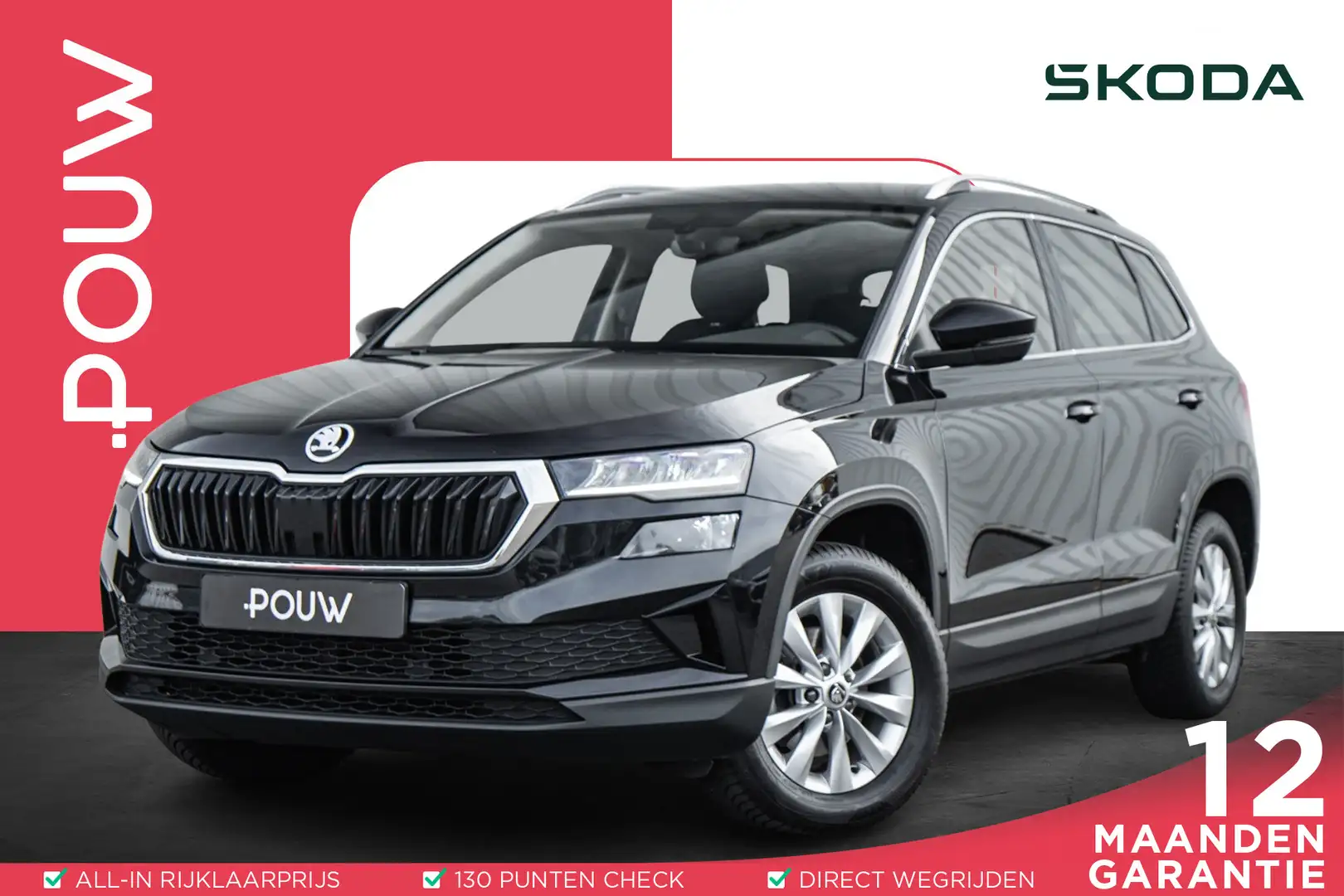 Skoda Karoq 1.0 TSI 110pk Business Edition | Trekhaak | Naviga Noir - 1