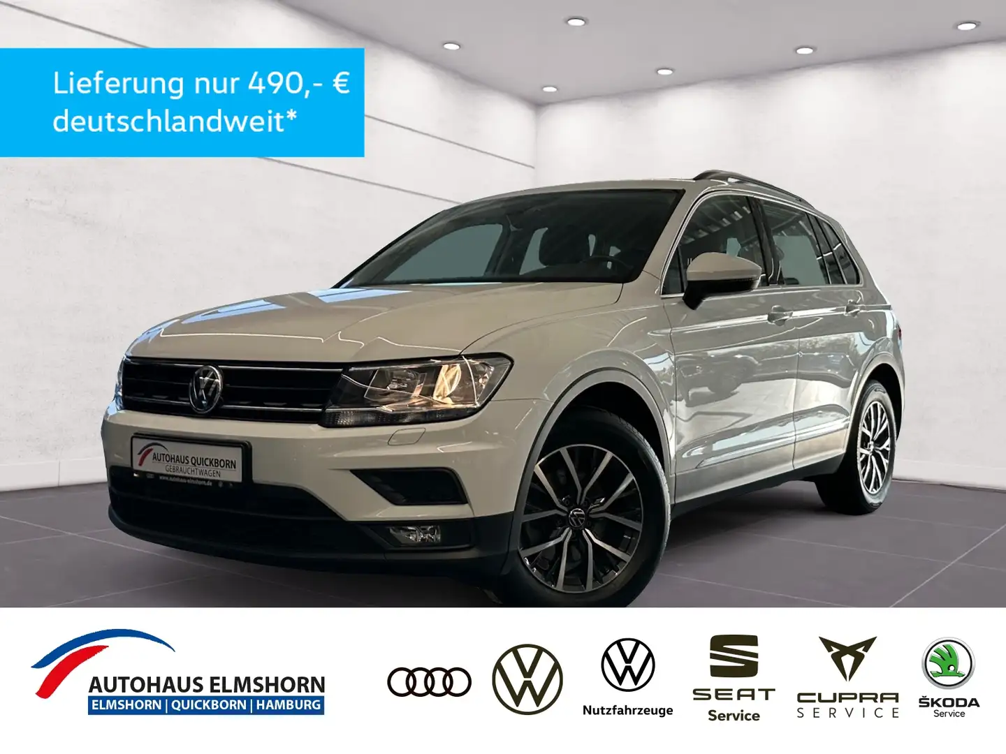Volkswagen Tiguan Comfortline 1.5 TSI AHK NAVI PDC Wit - 1