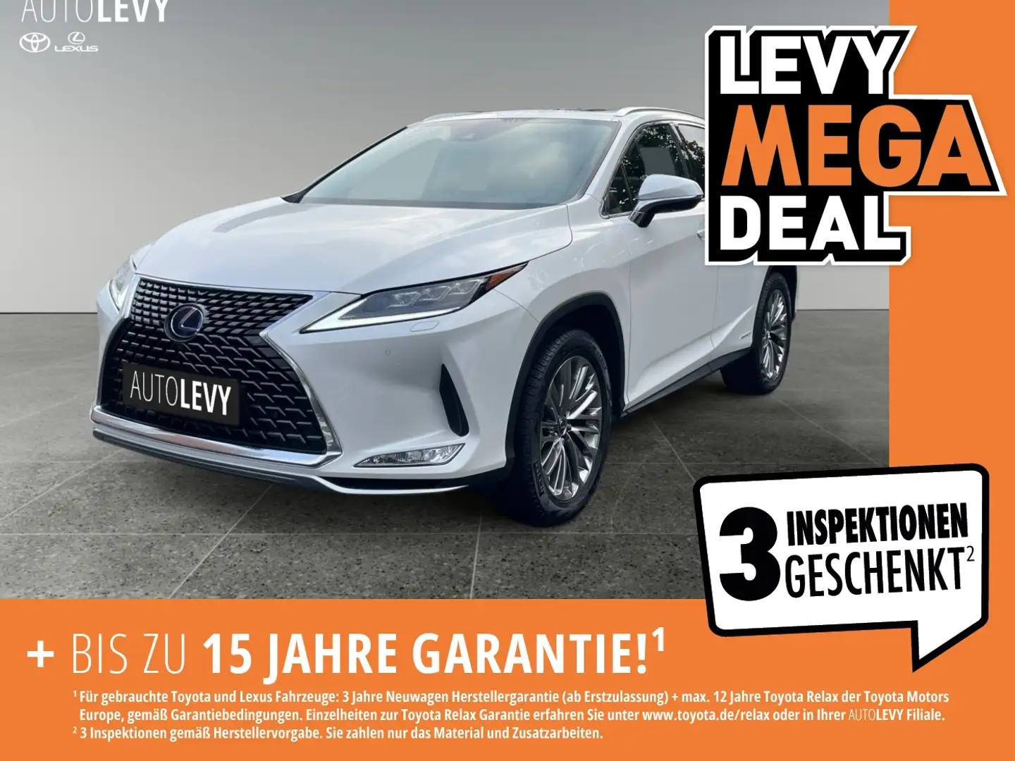 Lexus RX 450h Luxury *GSD*MARK-LEVINSON*360*NAVI*HUD* Weiß - 1