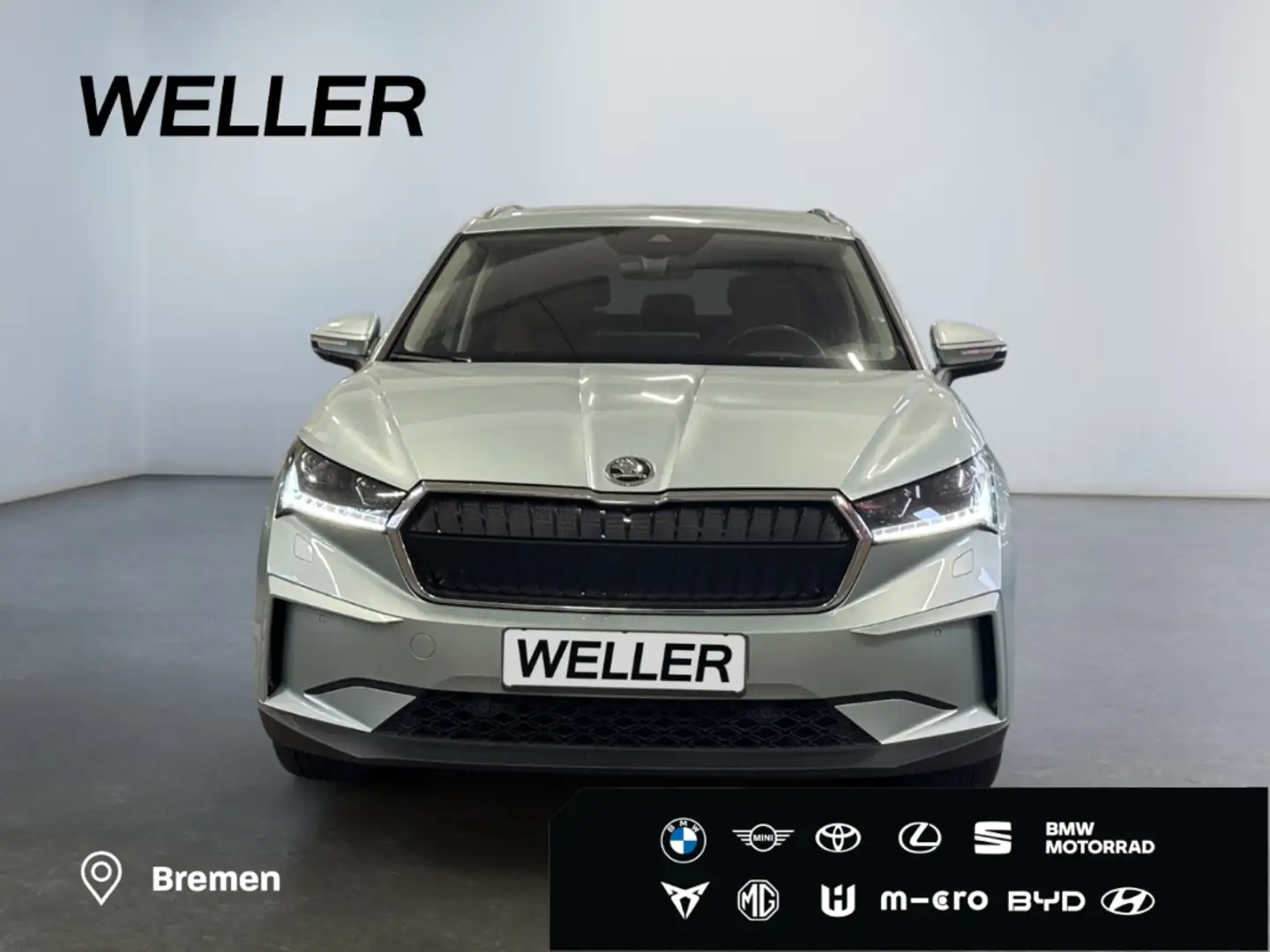 Skoda Enyaq iV 80 *Matrix*Leder*360°*el Sitz*ACC*Navi* Silber - 2