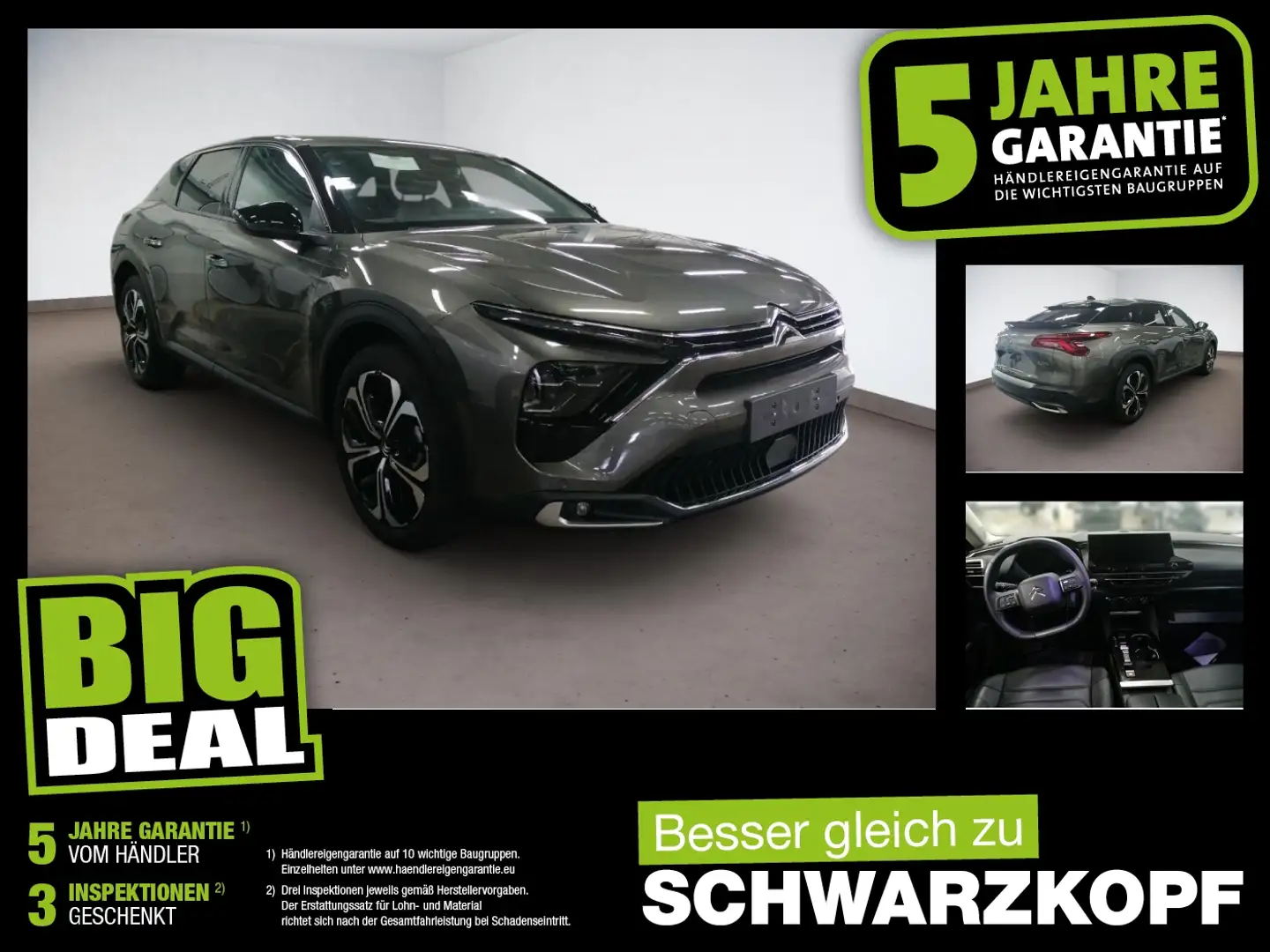 Citroen C5 X 1.2 PureTech Fin. ab 2,99% Navi,2xKlima Grijs - 1