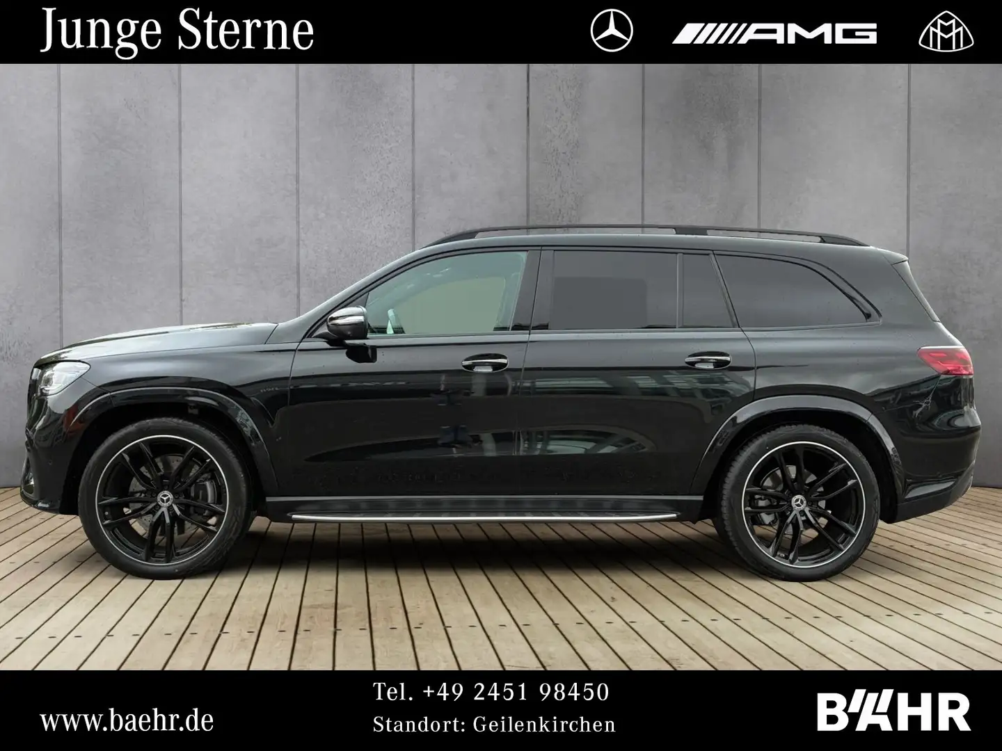 Mercedes-Benz GLS 450 d 4M AMG+Night/Pano/AHK/Airmatic/LMR23" Edition AMG Line/AMG Line Advanced Plus/Navi/Pano.-Dach/Distronic/Keyless-Go/LED Schwarz - 2