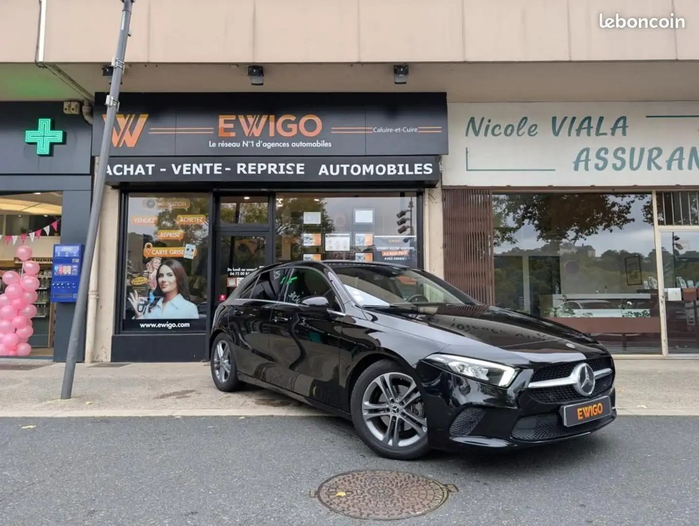 Mercedes-Benz A 160 Mercedes IV (W177) 160 109CH STYLE LINE Noir - 1