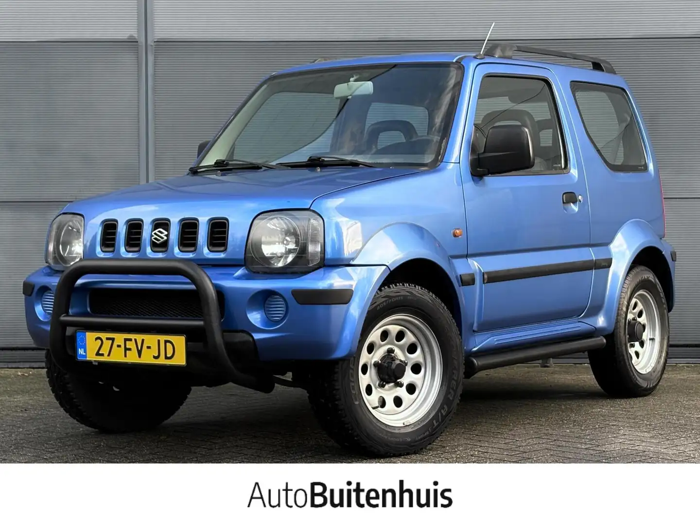Suzuki Jimny 1.3 JX|CENTRALE VERGRENDELING|ELEK. RAMEN|BULLBAR Blauw - 1