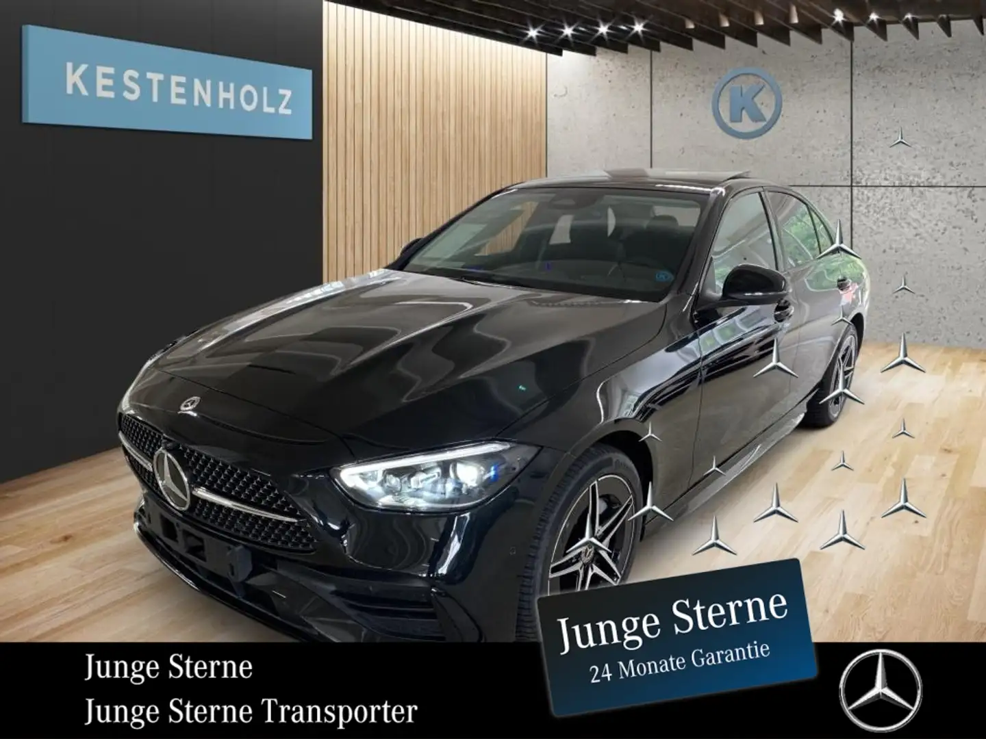 Mercedes-Benz C 300 C 300 de *AMG*NIGHT*AHK*360°*PANO*SHZ*MBUX*LED* Schwarz - 1