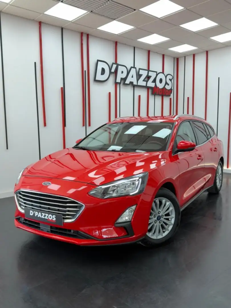 Ford Focus Sportbreak 1.5Ecoblue Titanium Rojo - 1