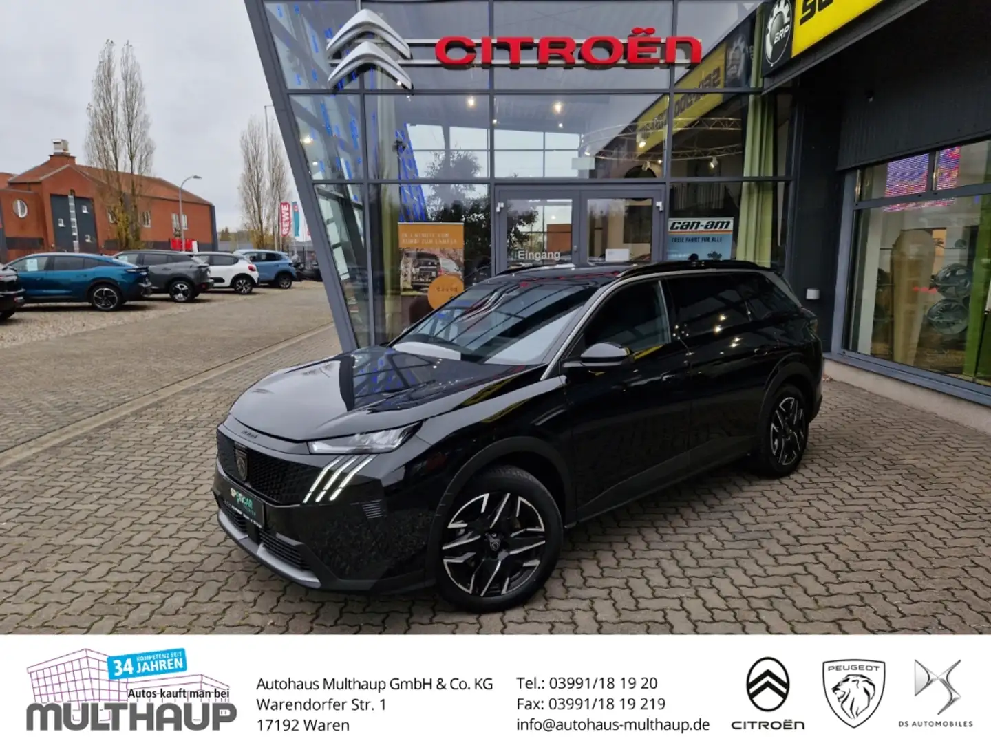 Peugeot 5008 Hybrid 136 Allure SHZ LED Alarm 360 Kamera Schwarz - 1